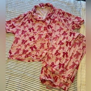 Pink Lily pj set
